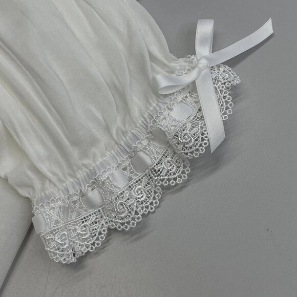 Reformation Women’s Ketra Slim Fit V-Neck Midi Dress Ivory - Picture 9 of 16